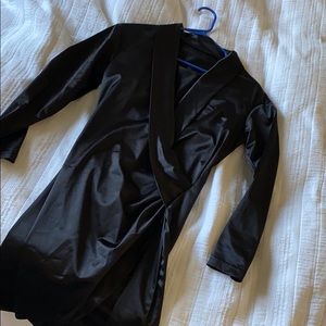 Black blazer mini dress